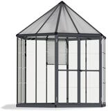 Palram OASIS HEXAGONAL 8 FT - GREY Gew&auml;chshaus, grau