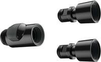 hansgrohe universal Schnellkupplung, komfortabler Wechsel von zwei Handbrausen,
