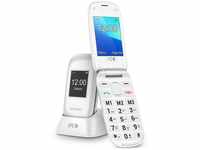 SPC Harmony - Mobiltelefon mit Klappdeckel für Senioren mit großen Ziffern und