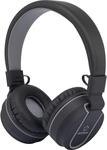 Renkforce RF-BTK-100 On Ear Headset Bluetooth&reg; Schwarz, Grau Headset, Faltbar