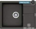 SCHOCK K&uuml;chensp&uuml;le Manhattan D-100 in Asphalt I Granitsp&uuml;le mit verk&uuml;rzter