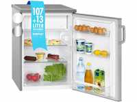 Bomann Kühlschrank mit Gefrierfach | Getränkekühlschrank mit 120L Nutzinhalt und 2
