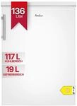 Amica KS 15915 W K&uuml;hlschrank mit Gefrierfach Freistehend Wei&szlig; 136 l EEK: D-