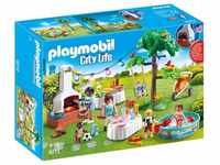 PLAYMOBIL City Life 9272 Einweihungsparty, Mit Lichteffekten, Ab 4 Jahren