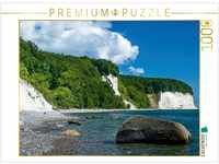 CALVENDO Puzzle Kreidefelsen-Insel Rügen 1000 Teile Lege-Größe 64 x 48 cm