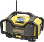 DEWALT Akku- und Netz-Radio (mit Ladefunktion, DAB+ und AM/FM-Stereo, Bluetooth,