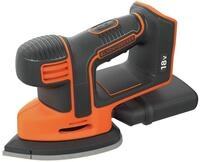 Black+Decker Akku-Dreieckschleifer Mouse (18V, mit Fingerschleif-Aufsatz, sehr