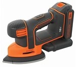 BLACK+DECKER Akku-Dreieckschleifer Mouse (18V, 1.5 Ah, inkl. 400mA Ladeger&auml;t,