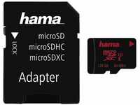 Hama microSDXC 128GB UHS Speed Class 3 UHS-I 80MB/s und Adapter/Mobile