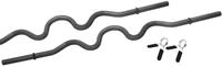 Bad Company Super SZ-Hantelstange 120 cm Black inkl. Federverschl&uuml;ssen 30/31 mm