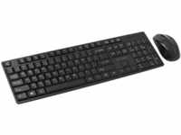 Kensington Pro Fit K75400US Tastatur mit Kabel, ergonomisch, Schwarz