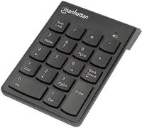 Manhattan Kabelloser USB-Nummernblock 18-Tasten schwarz, 178846