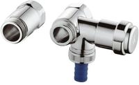 Grohe WAS Ventil "Batterie" verchromt 1/2 Zoll, DN 20, Anschluss rechts 41043000