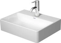 Duravit DuraSquare Handwaschbecken, 45x35cm, ohne Hahnloch, ohne &Uuml;berlauf,