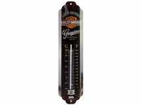 Nostalgic-Art Retro Thermometer, 7 x 28 cm, Harley-Davidson Genuine Logo –