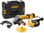 DEWALT 125 mm Winkelschleifer mit Beton-Oberfl&auml;chenset DWE4257KT-QS (1.500...