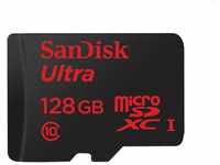 SanDisk Mobile Ultra microSDXC 128GB UHS-I Class 10 Speicherkarte + SD-Adapter +