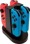 Nintendo Switch - Quad Charging Station f&uuml;r Joy-Con Controller/Ladestation f&uuml;r 4
