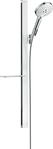 hansgrohe Duschsystem (Duschkopf, Schlauch, Duschstange, Raindance Select S 120