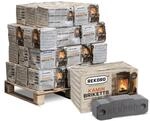 Braunkohle Briketts Kohle Heiz Brikett Kamin Ofen B&uuml;ndel 10kg x 30 Gebinde 300kg / 1