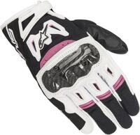 Alpinestars - Motorradhandschuhe Stella SMX-2 Air Carbon V2 Schwarz Weiss Fuchsia - S