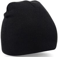Beechfield Unisex B044. BLK schlupfslip Beanie, Schwarz, Einheitsgr&ouml;&szlig;e
