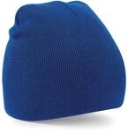 Beechfield Unisex B044. BRO schlupfslip Beanie, blau, Einheitsgr&ouml;&szlig;e