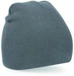 Beechfield Unisex B044. GPH schlupfslip Beanie, dunkel grau, Einheitsgr&ouml;&szlig;e