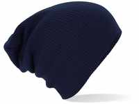 Beechfield Slouch Beanie, French Navy, One Size one size,French Navy