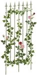 CLP Rankgitter Metall 100x50 cm Elisa, Kletterhilfe stabil f&uuml;r Rosen und Efeu,