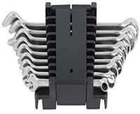 KS Tools 964.0135 EDELSTAHL Ringmaulschl&uuml;ssel-Satz, abgewinkelt , 9-tlg.