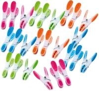 PEARL W&auml;scheklammern Softgrip: Extra starke W&auml;scheklammern mit Soft-Grip, 25
