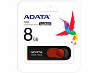 ADATA 8GB USB-Stick C008 Slider USB 2.0 schwarz rot