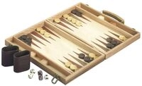Vedes Gro&szlig;handel - Ware 0061058842 NG Backgammon, Spiel, 38 x 26, Braun,holzfarbe