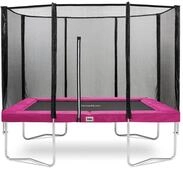 Salta Trampoline Combo - rechteckig - 214 x 305cm - 7 x 10ft - Schutzrand Pink -