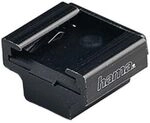 Hama Aufsteckschuh mit Isolierplatte f&uuml;r Blitzzubeh&ouml;r, Gewinde 1/4", Schwarz