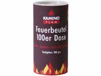 Kamino-Flam Anzündbeutel - 100 Stück Grillanzünder in der Dose -...