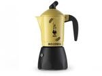 Bialetti Moka Orzo Express Caffettiera con Orziera, Alluminio, Giallo, 2 Tazze
