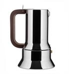 Alessi Espressomaschine 6 Tassen f&uuml;r Induktion, Edelstahl, silber, 15.5 x 13.5 x 27