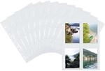 HERMA 7560 Fotoh&uuml;llen f&uuml;r Ordner, 250 St&uuml;ck, 9x13 cm, 4 F&auml;cher geteilt,
