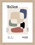 accent by nielsen Holz Bilderrahmen Zoom, 18 x 24 cm, Hellbraun
