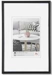 walther design Bilderrahmen schwarz 60 x 80 cm Galeria Kunststoffrahmen KB080H