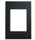 walther design Passepartouts schwarz f&uuml;r Rahmenformat: 24 x 30 cm, Bildformat: 15 x