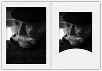 Daiber 1x100 Portraitmappen m. Passepartout 13x18 weissmatt, 11031