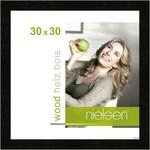 nielsen Bilderrahmen, 30 x 30 cm, Holz, Schwarz, Rahmen zum Aufh&auml;ngen im Hoch-...