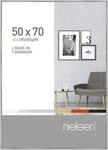 nielsen Bilderrahmen, 50 x 70 cm, Aluminium, Silber glanz, Posterrahmen zum