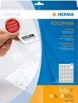 HERMA 7701 Diah&uuml;llen f&uuml;r gerahmte Dias, 10 St&uuml;ck, 5x5 cm, 20 F&auml;cher geteilt,
