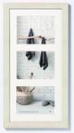 walther design Bilderrahmen cremeweiss 3X 15x20 cm Galerie mit Passepartout, Home