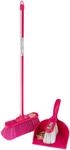 Theo Klein 6351 Barbie 3-teilige Classic Besengarnitur I Kinder-Besen, Handbesen und