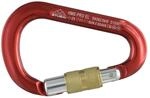 STUBAI - HMS Karabiner | birnenf&ouml;rmiger Schraubkarabiner f&uuml;r...